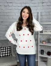 Load image into Gallery viewer, Be Mine Heart Sweater