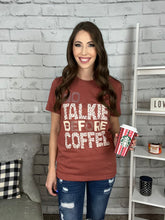 Load image into Gallery viewer, No Talkie Before Coffee Graphic Tee Shirt