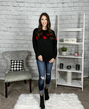 Load image into Gallery viewer, Crimson Buffalo Plaid Pullover Sweater