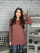 Load image into Gallery viewer, Crushing On You Mauve Metallic Tunic