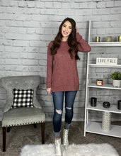 Load image into Gallery viewer, Crushing On You Mauve Metallic Tunic