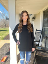 Load image into Gallery viewer, Women's Black Metallic Tunic