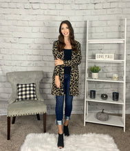 Load image into Gallery viewer, Leopard Print Cardigan