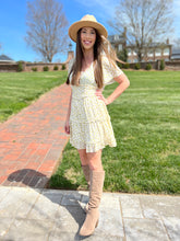 Load image into Gallery viewer, Short Sleeve Lemon Print Woven Dress