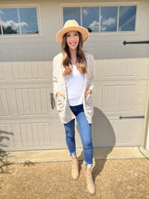 Load image into Gallery viewer, Oatmeal Confetti Knit Cardigan