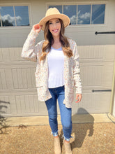 Load image into Gallery viewer, Oatmeal Confetti Knit Cardigan