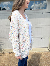 Load image into Gallery viewer, Oatmeal Confetti Knit Cardigan