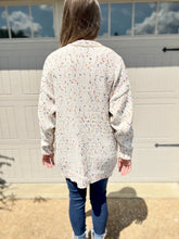 Load image into Gallery viewer, Oatmeal Confetti Knit Cardigan