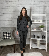 Load image into Gallery viewer, Starry Night Charcoal Lounge Wear Set