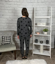 Load image into Gallery viewer, Starry Night Charcoal Lounge Wear Set