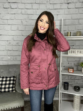 Load image into Gallery viewer, Still The One Mauve Utility Jacket