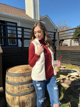 Load image into Gallery viewer, Vanilla Fleece Zip Up Vest
