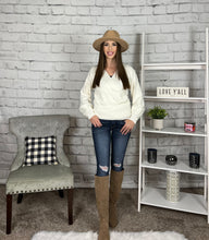 Load image into Gallery viewer, Count Your Blessings Cream Sweater
