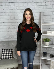 Load image into Gallery viewer, Crimson Buffalo Plaid Pullover Sweater
