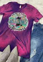 Load image into Gallery viewer, Fancy Bleached Purple Graphic Tee Shirt
