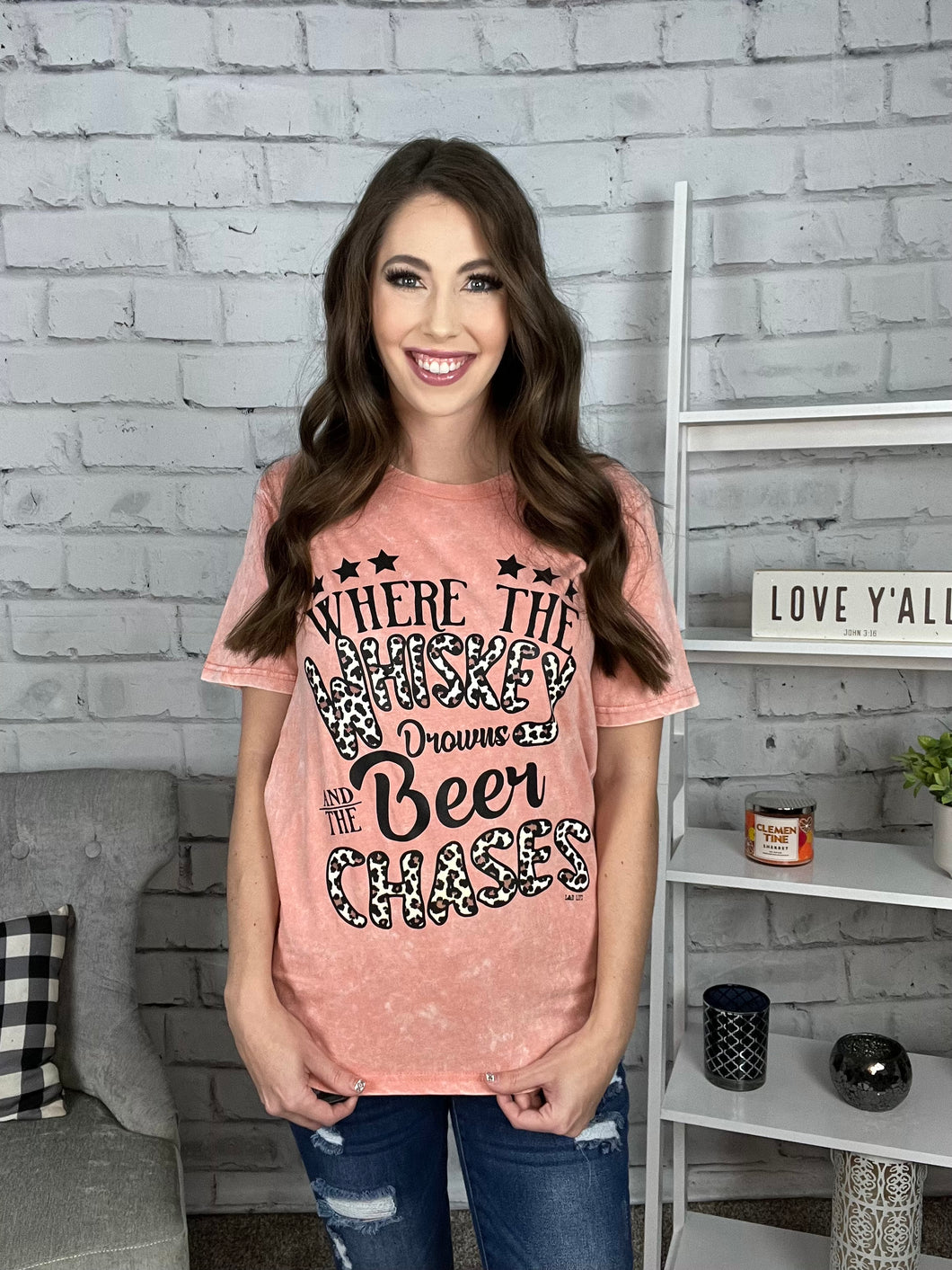 Friends In Low Places Graphic Tee Shirt