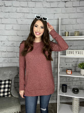 Load image into Gallery viewer, Crushing On You Mauve Metallic Tunic
