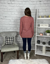 Load image into Gallery viewer, Crushing On You Mauve Metallic Tunic
