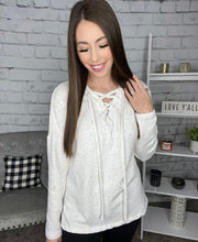 Load image into Gallery viewer, Crisscross Confetti Pullover Sweater
