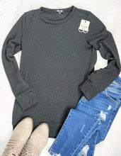 Load image into Gallery viewer, Women&#39;s Black Metallic Tunic
