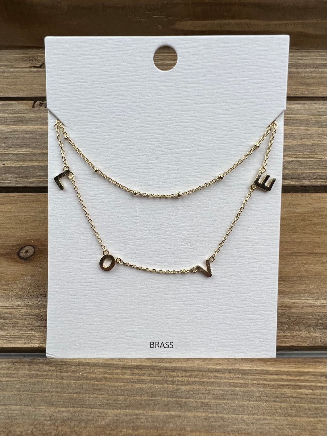 Love Charm Necklace