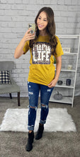Load image into Gallery viewer, Mustard Mama Life Graphic Tee Shirt
