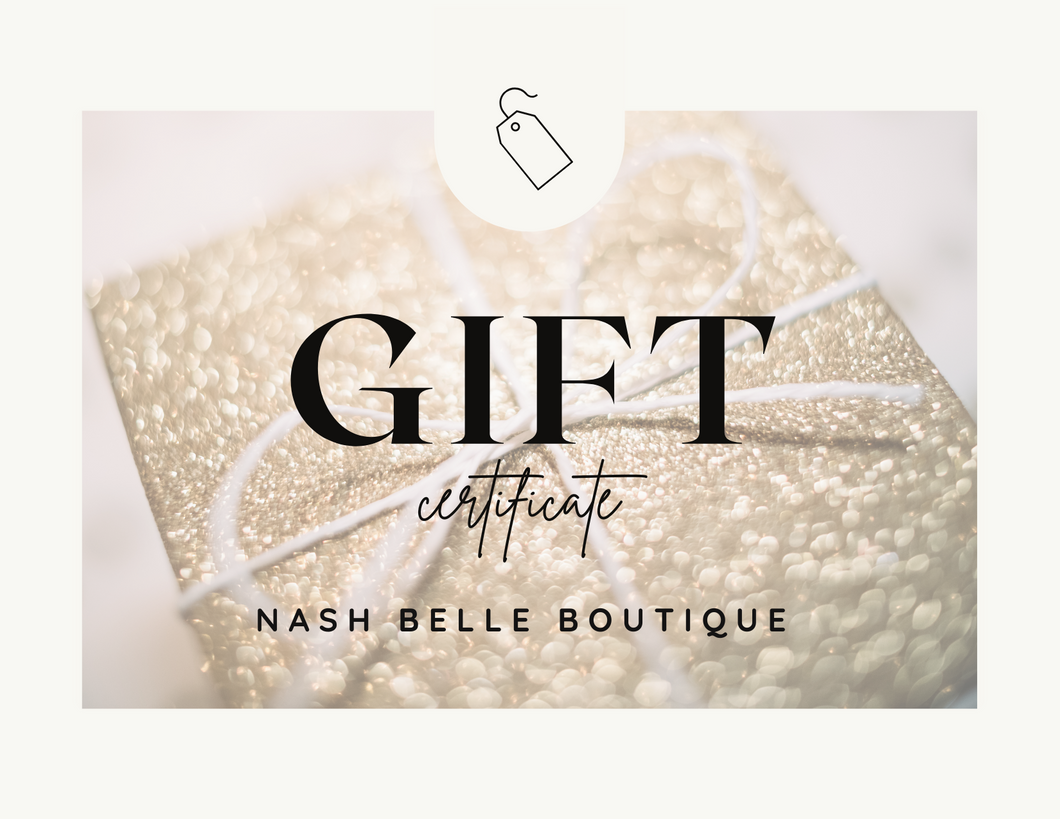 Nash Belle Boutique Gift Card