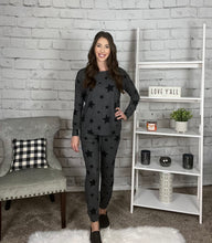 Load image into Gallery viewer, Starry Night Charcoal Lounge Wear Set

